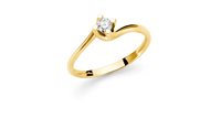 Ring Miluna Woman in Gold Diamante LID5180G-015 - LID5180G-015